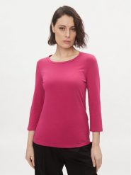 Weekend Max Mara Bluzka Multia 2415971031 Różowy Regular Fit. Czerwone bluzki damskie Weekend Max Mara, s, bez wzorów, z bawełny, bez kołnierzyka, bez ramiączek. Za 169.99 zł.