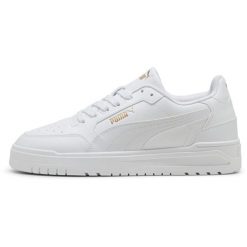Adidasy Puma Shuffle Downtown, Dla obu płci. Białe obuwie sportowe damskie Puma, bez wzorów, ze skóry ekologicznej, bez zapięcia. Za 390.00 zł.