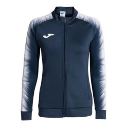 Damska bluza dresowa Joma Elite XI. Białe bluzy damskie Joma, l, z aplikacjami, z dresówki, eleganckie, bez ramiączek, bez kaptura. Za 257.40 zł.