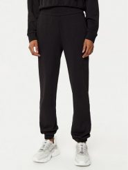 Armani Exchange Spodnie dresowe XW000089 AF10172 UC001 Czarny Regular Fit. Czarne spodnie sportowe damskie Armani Exchange, bez wzorów, z dresówki. Za 319.99 zł.