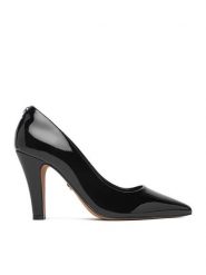 Nine West Czółenka CEO-CD25-320-1 Czarny. Czarne czółenka damskie Nine West, bez wzorów, ze skóry, bez obcasa, bez zapięcia. Za 249.99 zł.