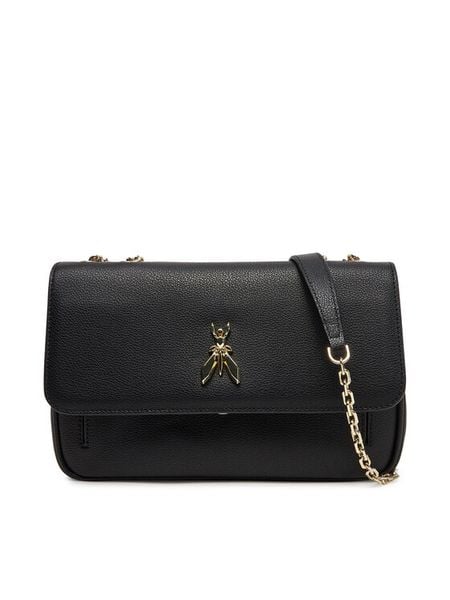 Patrizia Pepe Saszetka 317202 Czarny. Czarne torebki do ręki damskie Patrizia Pepe, bez wzorów, ze skóry, bez dodatków. Za 829.99 zł.