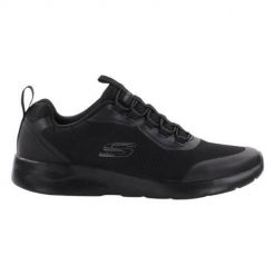 Buty sportowe Sneakersy męskie, Skechers Dynamight 2.0 - Setner. Czarne buty sportowe męskie Skechers, bez wzorów, bez zapięcia, trekkingowe. Za 229.99 zł.