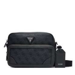 Saszetka Guess. Szare saszetki i nerki męskie Guess, z aplikacjami. Za 352.99 zł.