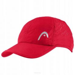 Czapka tenisowa Head Pro Player Cap czerwona. Czerwone czapki damskie Head, bez wzorów, sportowe. Za 99.00 zł.