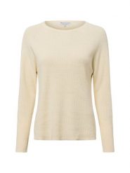 Marie Lund sweter z dzianiny - Nak Kobiety Bawełna żółty, XS. Żółte swetry nierozpinane damskie Marie Lund, xs, bez wzorów, z bawełny, bez kołnierzyka, bez ramiączek. Za 169.95 zł.