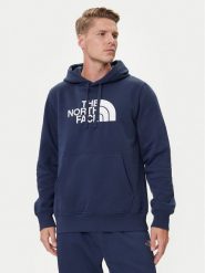 The North Face Bluza Drew Peak NF0A89EM Granatowy Regular Fit. Niebieskie bluzy męskie The North Face, m, bez wzorów, z bawełny, bez ramiączek, bez kaptura. Za 309.99 zł.