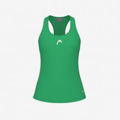 Koszulka bez rękawów damska SPIRIT Tank Top. Zielone koszulki sportowe damskie Head, xl, bez wzorów, bez ramiączek. W wyprzedaży za 168.00 zł.