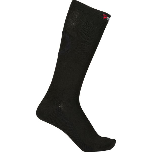 Podkolanówki uciskowe Catago FIR-Tech. Czarne skarpetki damskie CATAGO, bez wzorów, z materiału. Za 189.50 zł.