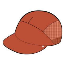 Czapka z daszkiem Forlcaz MT500 V2. Brązowe czapki damskie FORCLAZ, bez wzorów, z elastanu, sportowe. Za 39.99 zł.