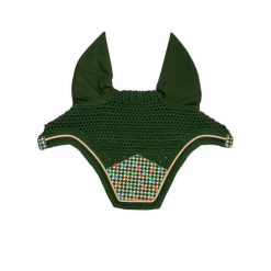 Czapka przeciw insektom dla konia z weluru Kentucky Horsewear Fly Veil Wellingto. Zielone czapki damskie KENTUCKY HORSEWEAR, bez wzorów, z weluru, sportowe. Za 338.00 zł.