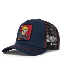 Czapka z daszkiem Capslab. Niebieskie czapki damskie CapsLab, bez wzorów. Za 149.99 zł.