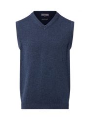 Finshley & Harding Sweter z zawartością kaszmiru Mężczyźni Bawełna niebieski marmurkowy, M. Niebieskie swetry męskie Finshley & Harding, m, bez wzorów, z bawełny, bez kołnierzyka, bez ramiączek. Za 249.95 zł.