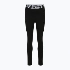 Legginsy damskie FILA Luzzi. Czarne legginsy damskie Fila, bez wzorów. Za 129.99 zł.