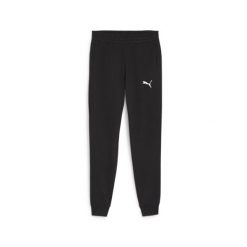 Jogging Puma TeamFinal. Czarne spodnie sportowe męskie Puma, m, bez wzorów, z dresówki, do biegania. Za 212.00 zł.