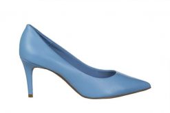 Czółenka Bottero 353701 Azul Lago 523058, Niebieski, Skóra naturalna - 36. Niebieskie czółenka damskie Bottero, bez wzorów, ze skóry, biznesowe, bez obcasa, na szpilce, bez zapięcia. W wyprzedaży za 206.10 zł.