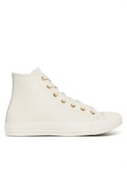 Converse Trampki Chuck Taylor All Star Gold Luxe A10709C Beżowy. Brązowe trampki i tenisówki damskie Converse, bez wzorów, z materiału, bez zapięcia. Za 189.99 zł.