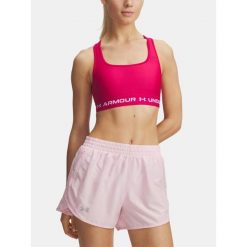 Biustonosz sportowy UA Crossback Mid Bra 1361034-681 S. Czerwone bielizna sportowa damska Under Armour, s, bez wzorów. Za 121.99 zł.