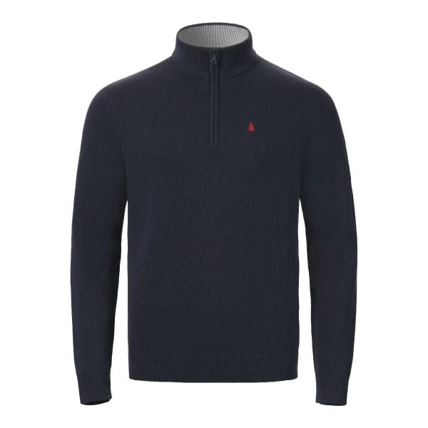 Sweter 1/4 zip Musto Original. Niebieskie swetry męskie Musto, s, bez wzorów, sportowe, bez kołnierzyka, bez ramiączek. Za 416.00 zł.