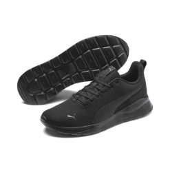 Buty sportowe Anzarun Lite PUMA Black. Czarne buty sportowe męskie Puma, bez wzorów, bez zapięcia. W wyprzedaży za 199.00 zł.