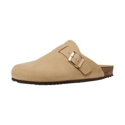 Sandały damskie Geox Brionia. Brązowe sandały damskie Geox, bez wzorów, z materiału, bez obcasa, bez zapięcia. Za 336.00 zł.