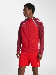 Bluza dresowa zapinana na zamek błyskawiczny Hummel Lead 2.0. Białe bluzy damskie Hummel, xl, bez wzorów, z dresówki, bez ramiączek, bez kaptura. Za 286.00 zł.