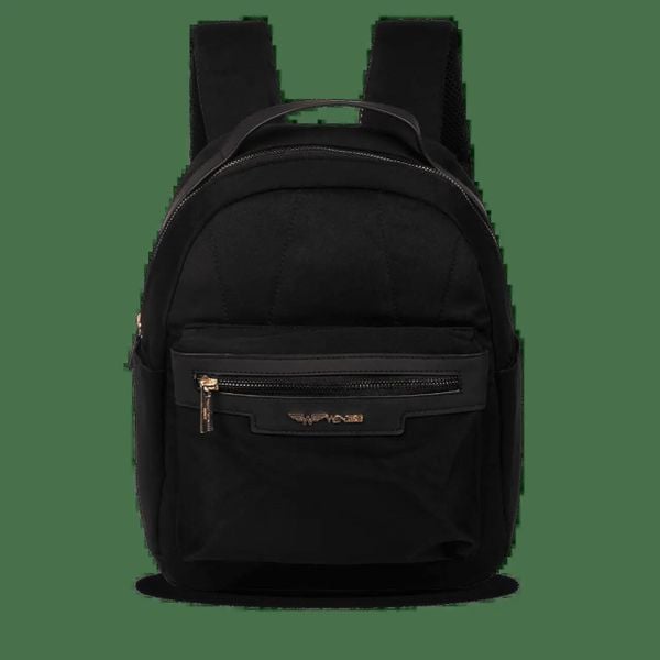Plecak mały KISKADEE BLACK. Czarne plecaki męskie Wings, bez wzorów, z materiału, eleganckie. Za 99.90 zł.