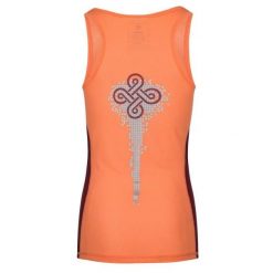 Damski tank top Kilpi Slinky. Brązowe topy damskie Kilpi, s, bez wzorów, z materiału, sportowe, bez kołnierzyka, bez ramiączek. Za 138.03 zł.