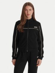 Guess Bluza V6GQ09 K3001 Czarny Regular Fit. Czarne bluzy damskie Guess, l, z aplikacjami, z syntetyku, bez ramiączek, bez kaptura. Za 429.99 zł.