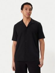 KARL LAGERFELD Koszula 605942 562034 Czarny Regular Fit. Czarne koszule męskie KARL LAGERFELD, m, bez wzorów, z wiskozy, bez kołnierzyka, bez ramiączek. Za 669.99 zł.