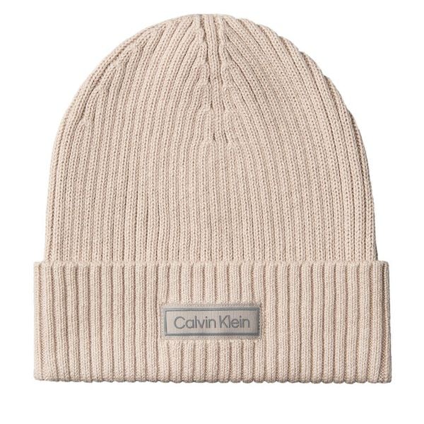 Czapka Calvin Klein. Brązowe czapki męskie Calvin Klein, na zimę, bez wzorów. Za 109.99 zł.