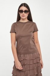 T-shirt damski Euro MARELLA. T-shirty damskie Marella, l, bez wzorów, bez kołnierzyka, bez ramiączek. Za 409.00 zł.