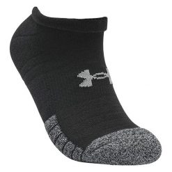 Skarpety Damskie HeatGear NoShow (zestaw 3 Sztuk). Czarne skarpetki damskie Under Armour, bez wzorów. Za 80.99 zł.