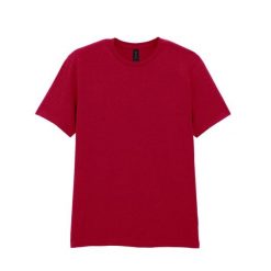 Koszulka Softstyle Dla Dorosłych Unisex. Czerwone bluzki damskie GILDAN, xl, bez wzorów, sportowe, bez kołnierzyka, bez ramiączek. Za 33.99 zł.