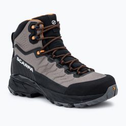 Buty trekkingowe męskie SCARPA Rush TRK LT GTX. Szare trekkingi męskie Scarpa, z gore-texu, przed kolano, bez zapięcia. Za 829.99 zł.