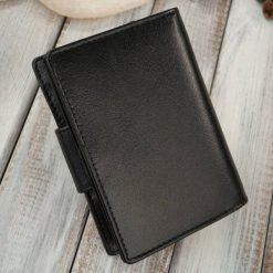 Paolo Peruzzi Portfel damski skórzany średni czarny z zabezpieczeniem RFID AL-04-BL. Czarne portfele damskie Paolo Peruzzi. Za 110.43 zł.