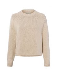 Marc O'Polo Sweter z dzianiny Kobiety beżowy, XXL. Brązowe swetry nierozpinane damskie Marc O'Polo, xxl, bez wzorów, z bawełny, bez kołnierzyka, bez ramiączek. Za 549.95 zł.
