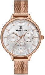 Zegarek Daniel Klein Daniel Klein Exclusive DK.1.12990-2 Zegarek damski srebrna tarcza 35 mm. Szare zegarki damskie Daniel Klein, srebrne. Za 178.99 zł.