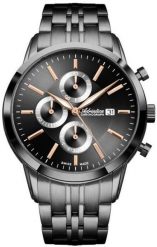 Zegarek męski Adriatica A8306.S1R6CH czarny. Czarne zegarki męskie Adriatica, bez wzorów. Za 1,550.00 zł.