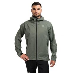 Kurtka przeciwdeszczowa męska Montura Danubio G. Czarne kurtki męskie MONTURA, m, bez wzorów, sportowe, bez kaptura. Za 1,259.00 zł.