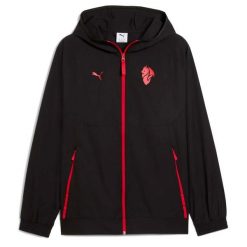 Puma Acm Pumatech Tkana Kurtka Bluza Dorosłych. Czarne kurtki sportowe męskie Puma, s, bez wzorów, bez kaptura, do biegania. Za 387.50 zł.