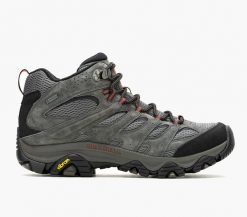 Buty trekkingowe męskie Merrell Moab 3 Mid GTX szary 41 (J035785). Szare trekkingi męskie Merrell, bez zapięcia. Za 614.16 zł.