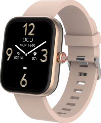 Smartwatch DCU Tecnologic Los Angeles Złoty (S0453621). Żółte zegarki smartwatch dcu tecnologic, bez wzorów. Za 377.99 zł.