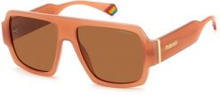 Polaroid Okulary POLAROID PLD6209SX733F. Okulary przeciwsłoneczne, Kolor PEACH. Unisex. NoSize. Pomarańczowe okulary przeciwsłoneczne damskie POLAROID. Za 194.83 zł.