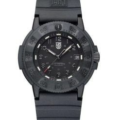 Zegarek męski Luminox XS.3001.EVO.BO, Quartz, 43mm, 20ATM. Czarne zegarki męskie Luminox, bez wzorów, z materiału. Za 2,020.40 zł.