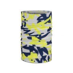 Chusta wielofunkcyjna Buff Original Eco Stretch - dovhin multi. Żółte szaliki męskie Buff, bez wzorów. Za 99.90 zł.