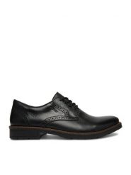 Rieker Półbuty CEO-14642-00 Czarny. Czarne buty wizytowe męskie Rieker, bez wzorów, ze skóry, bez obcasa, bez zapięcia. Za 399.99 zł.