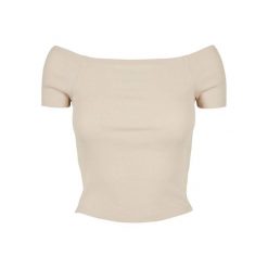 Koszulka Damska/żebrowana Bez Ramiączek. Białe bluzki damskie Urban Classics, xl, bez wzorów, sportowe, bez kołnierzyka, bez ramiączek. Za 54.99 zł.