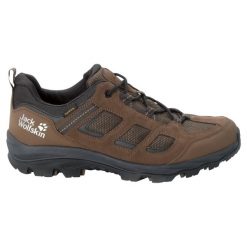 Buty trekkingowe męskie Jack Wolfskin Vojo 3 Texapore Low. Brązowe trekkingi męskie Jack Wolfskin, z materiału, bez zapięcia. Za 618.20 zł.