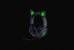 Razer Wired, Nauszne, Czarny, Zestaw słuchawkowy do gier, Kraken V2 Pro, Kitty Edition. Czarne słuchawki dla graczy No Name. Za 404.99 zł.